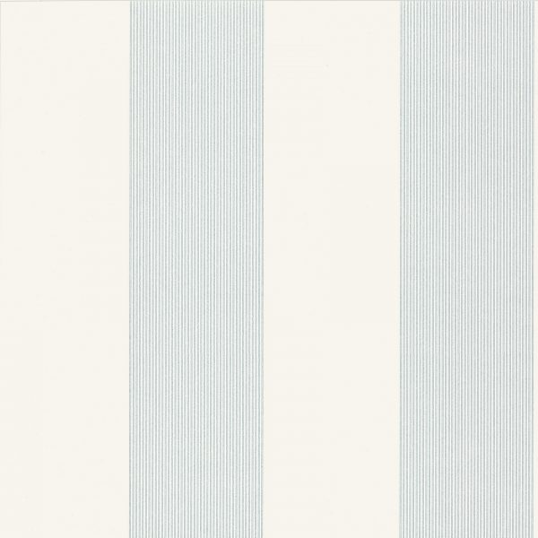 Image of Elephant Stripe - Bright White Wallpaper by Little Greene