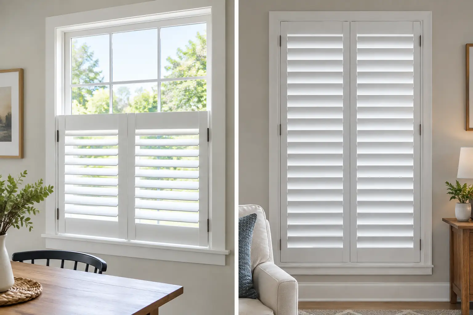 Café Shutters Versus Full Shutters Compared